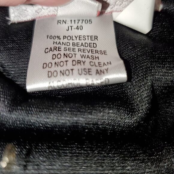 Poly usa pink sequin jeweled dress xs - Picture 10 of 12